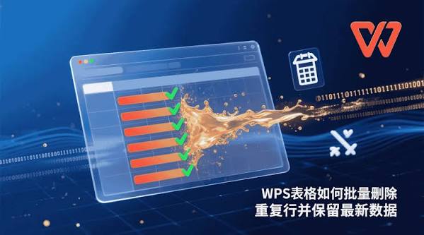 WPS 删除重复项只留一个