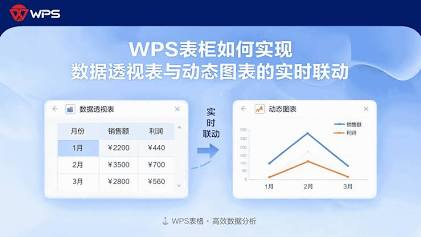 WPS表格动态图表